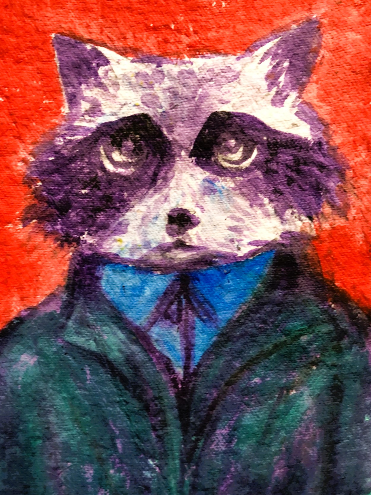 Wes Anderson Raccoon